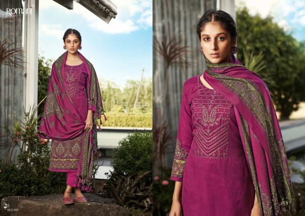 Romani Gulmarg Exclusive Wollen Wear Pashmina Designer Dress Collection